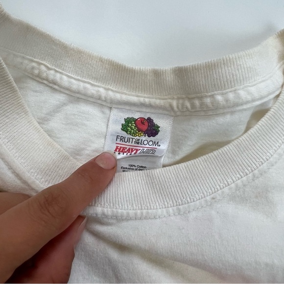 Fruit of the loom men’s hope white shirt m122-4 - Picture 3 of 3